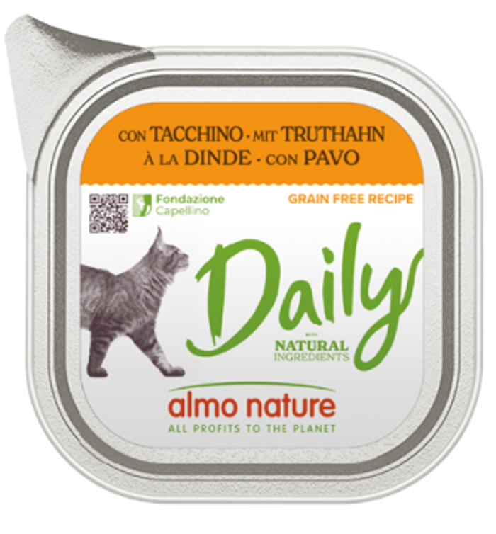 Almo Nature Grain-Free ugi Trofi Gtas se Kesedaki me Glopoula 100gr